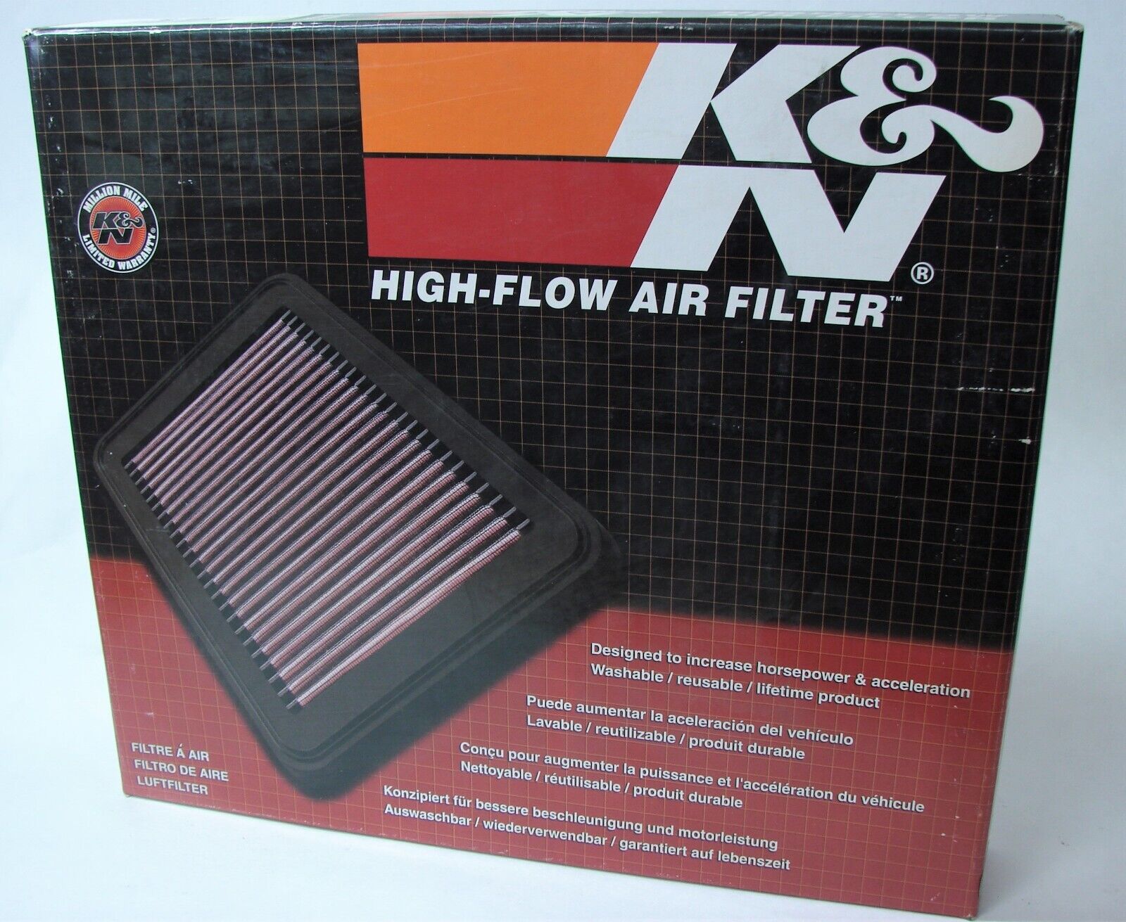  K&N 33-2143 Hi-Flow Air Filter For Chevrolet Cavalier - Pontiac Sunfire