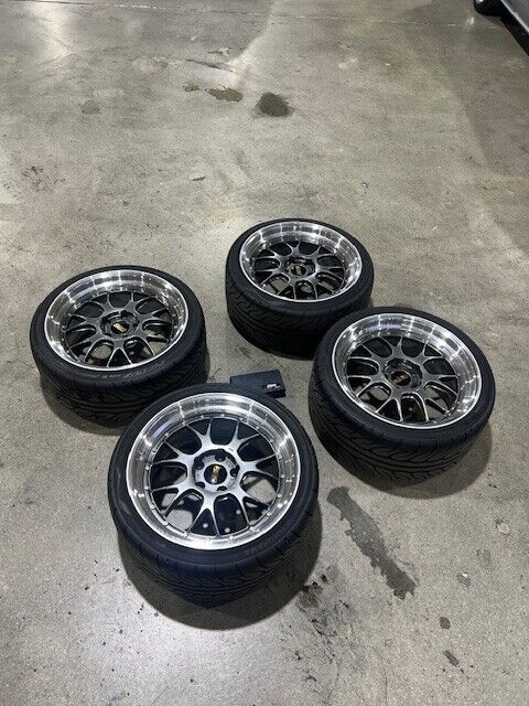 BBS LM-R 19x9.5 +35 19x10+20 5x120 for BMW M3 E46 E92 Diamond Black AD08R Tires