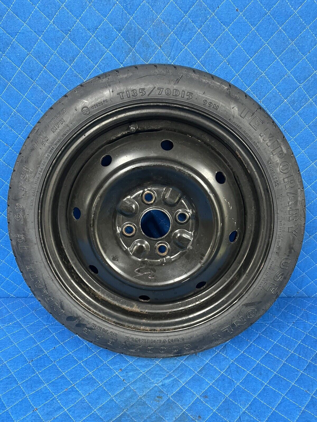 1997-2001 Toyota Corolla Spare Donut Tire Wheel Rim Oem 135/70/15-4