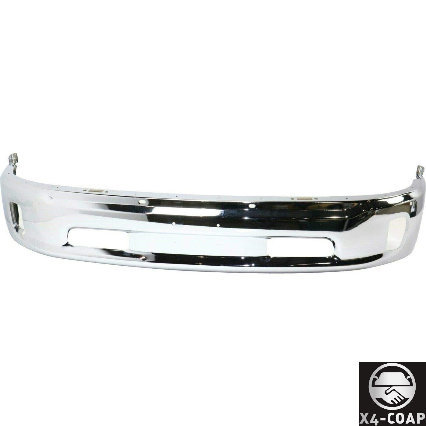 Chrome Front Bumper Face Bar For Dodge Ram Pickup 1500 13-18 With Fog Lamp Hole