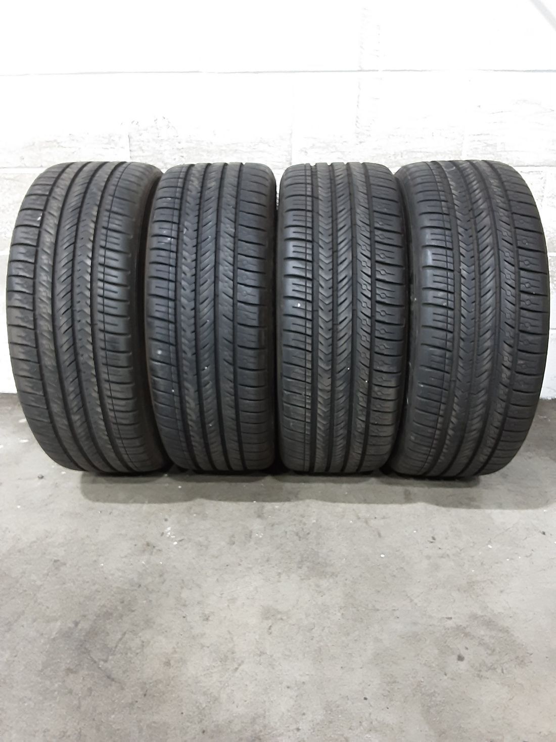 4x P215/45R18 Michelin Pilot Sport A/S 4 8/32 Used Tires
