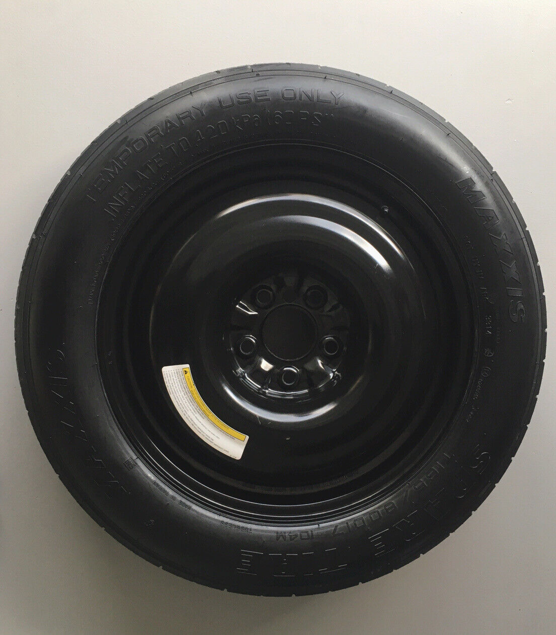 2011-2017 INFINITI M56 M37 Q70 Spare Wheel Tire Rim Donut T165/80D17 OEM