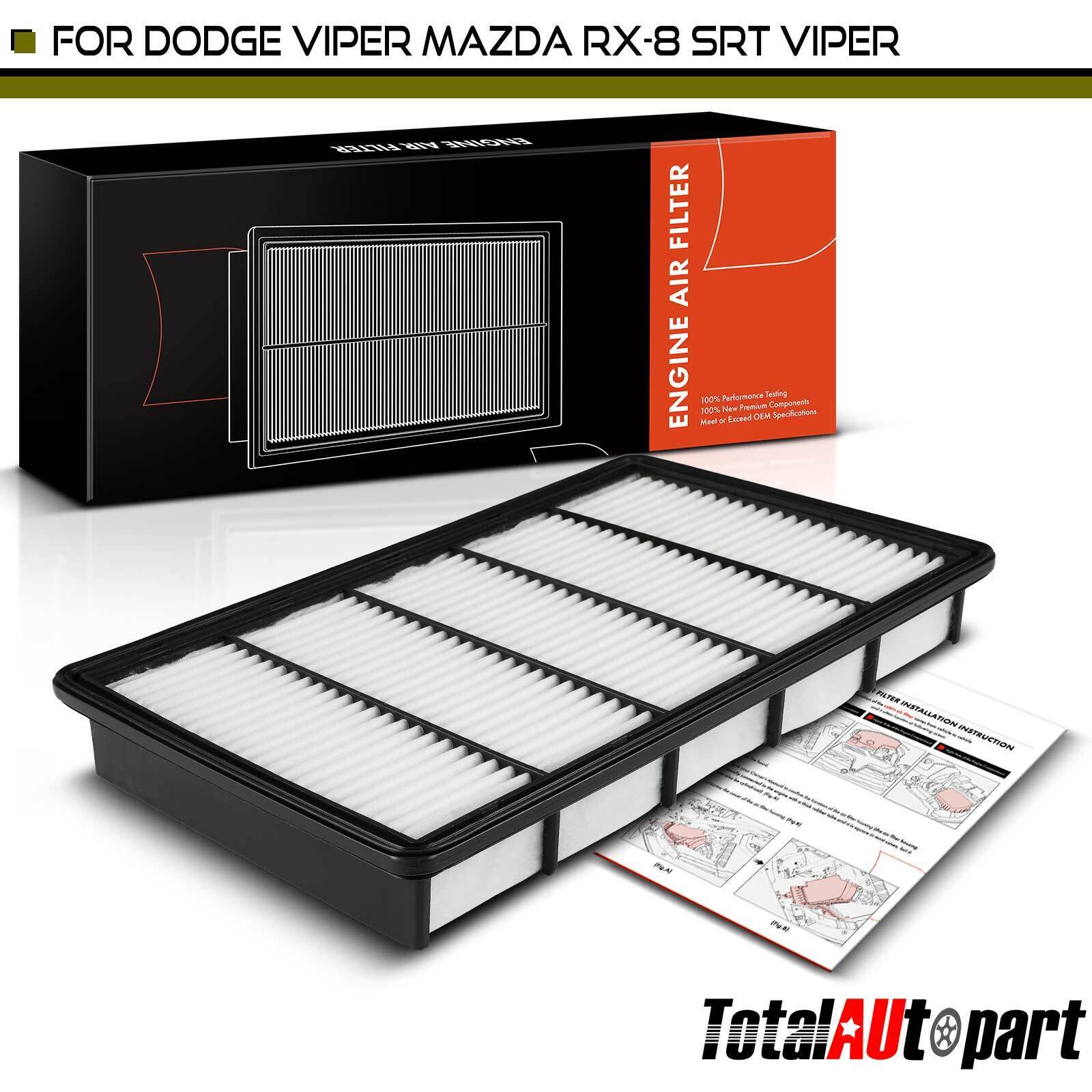 Rigid Panel Engine Air Filter for Dodge Viper Mazda RX-8 SRT Viper 05038070AA	