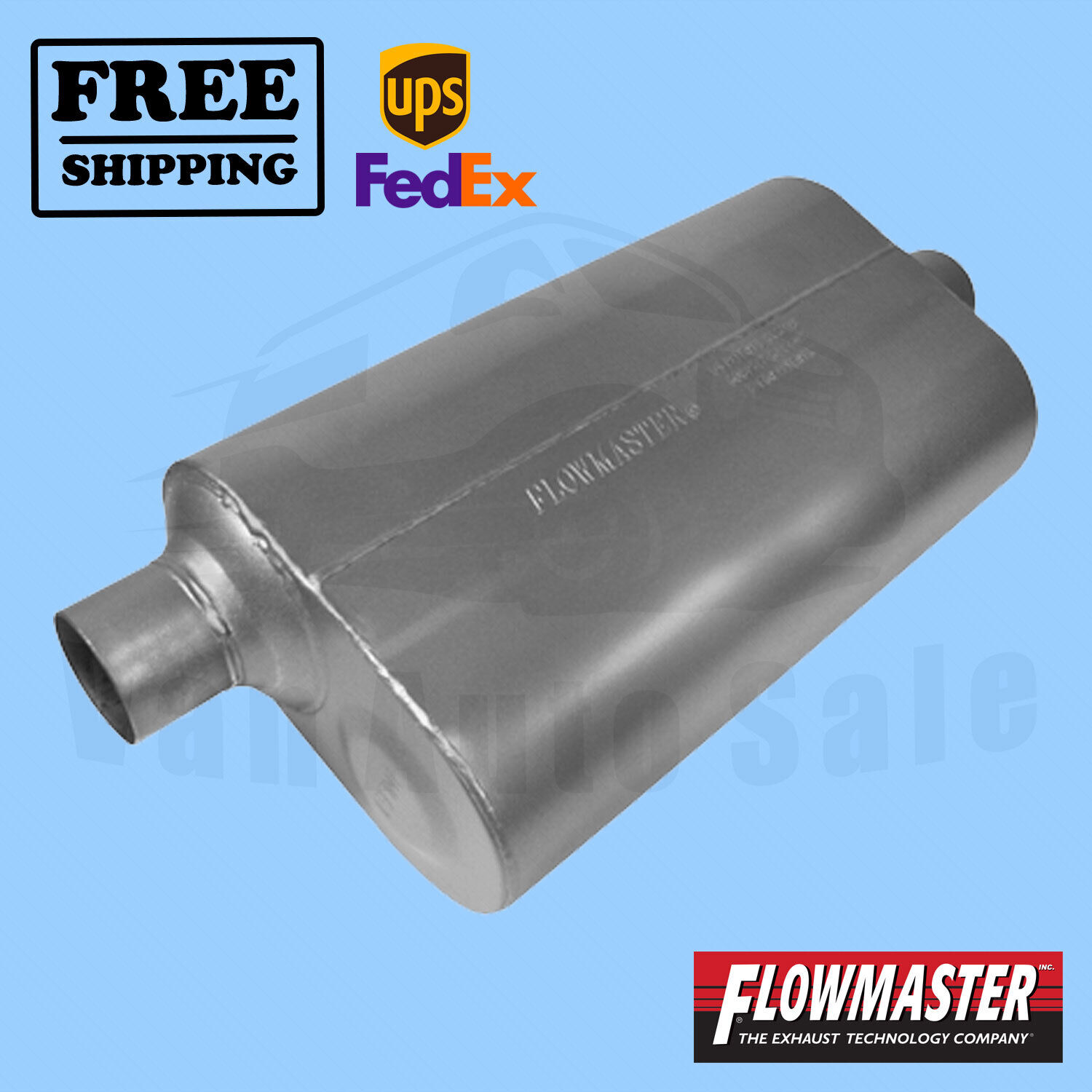 Exhaust Muffler FlowMaster for Dodge D100 86