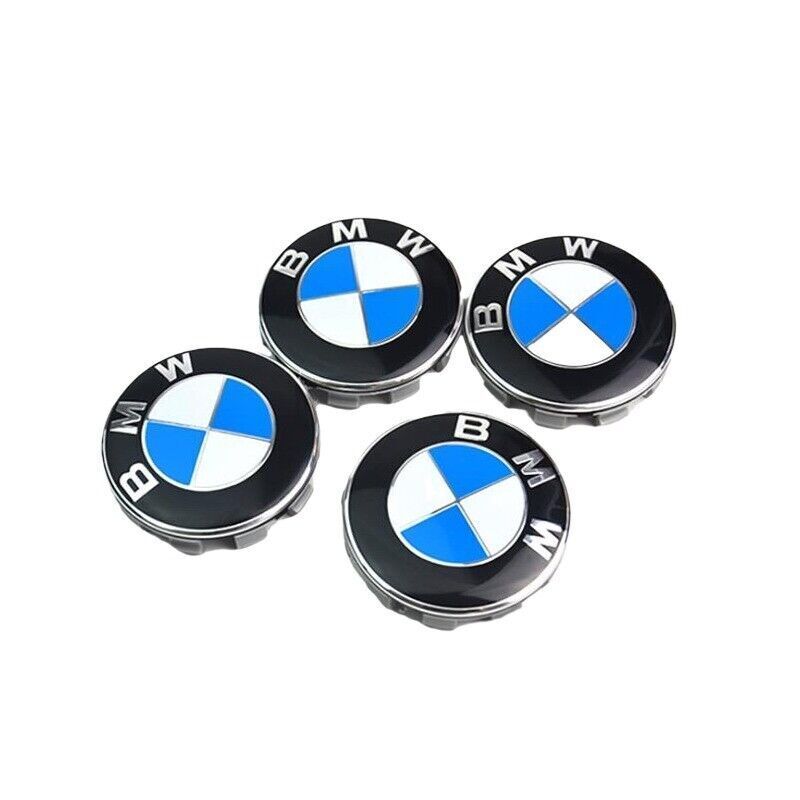 4X Fit For BMW X1 X3 X5 68MM Wheel Center Caps Emblem Badge Logo Car Hubcaps US