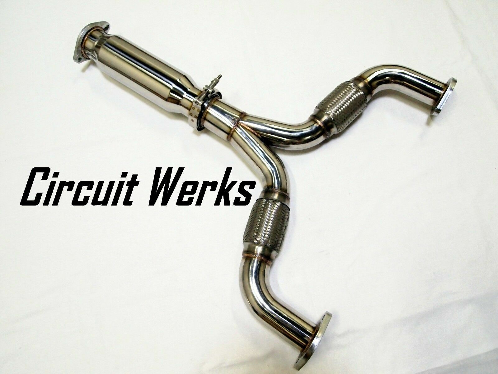 Circuit Werks 350Z 03-09 Z33 Resonated Exhaust Y Pipe Exhaust Flex Mid Fairlady 