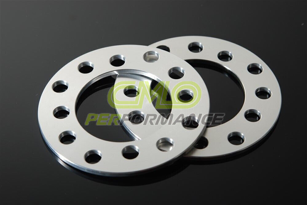 (2) CNC 5mm Wheel Spacers Adapters For Dodge Neon Stratus Avenger Stealth