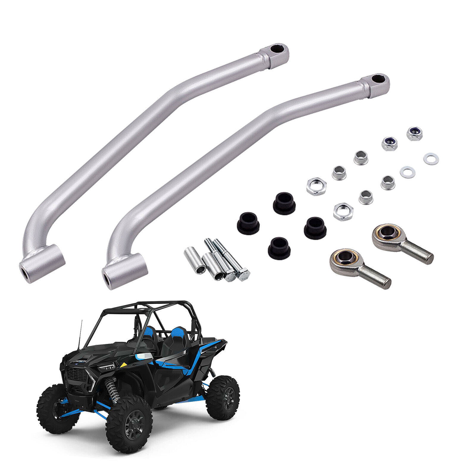 Rear Lower Radius Bars for 2014-2017 Polaris RZR XP 1000 Rods High Max Clearance