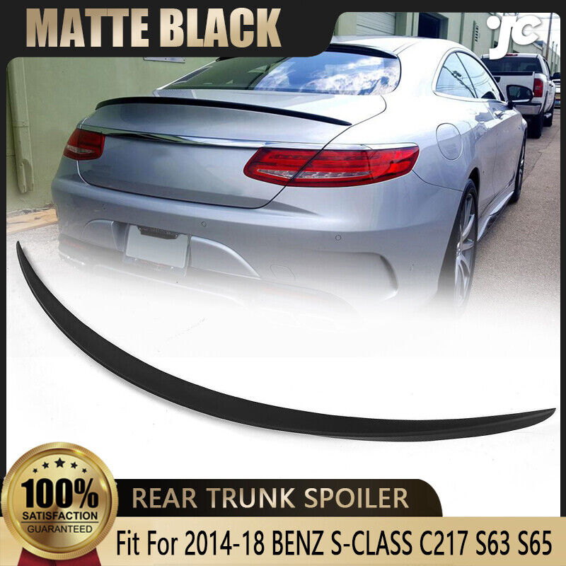 For 2014-18 Mercedes Benz S-Class C217 S63 S65 AMG Coupe FRP Trunk Spoiler Wing 