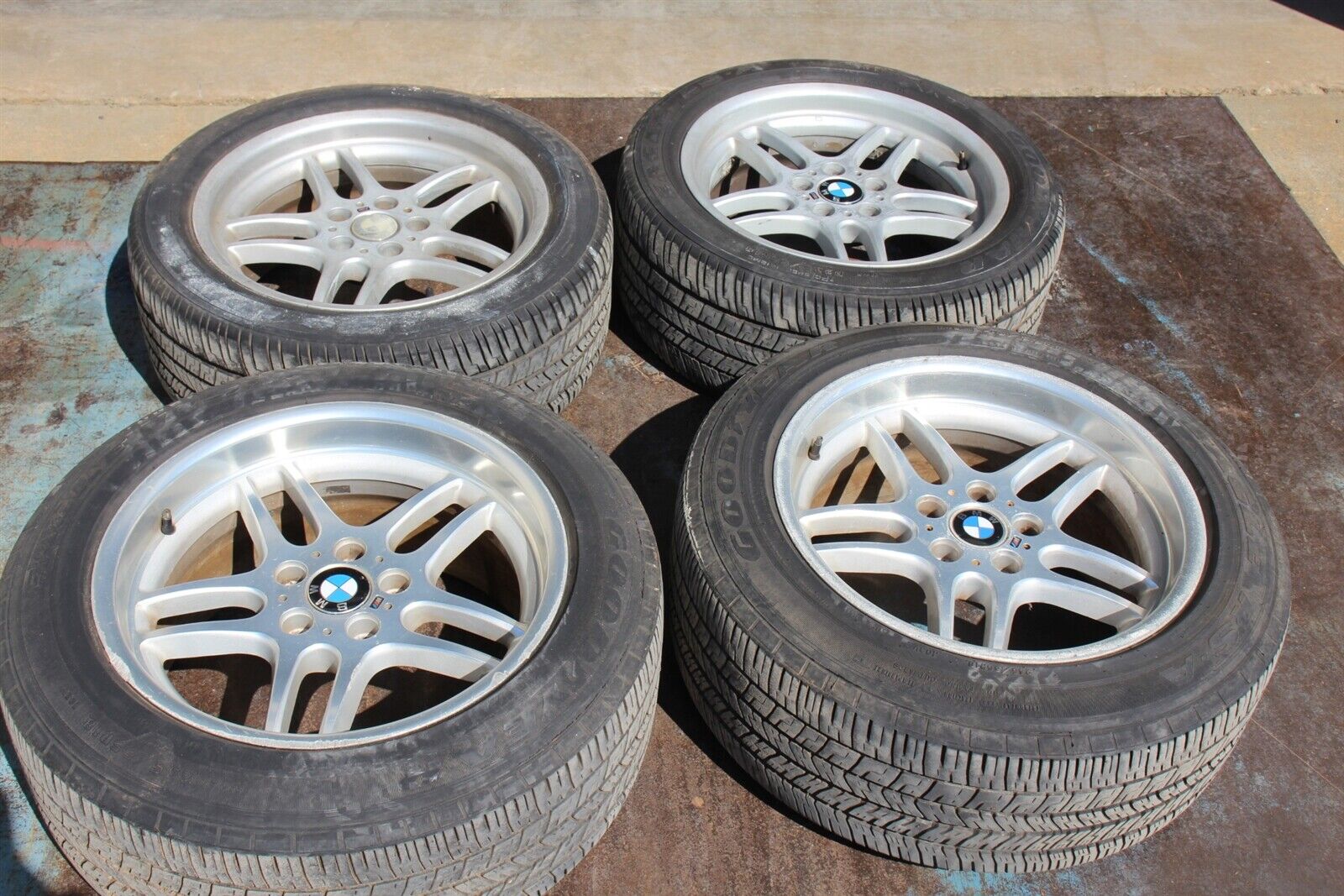 SET 4 BMW E38 740il 95-01 E31 M Parallel 5 Spoke Wheels Rims Tires 18 x 8 9.5