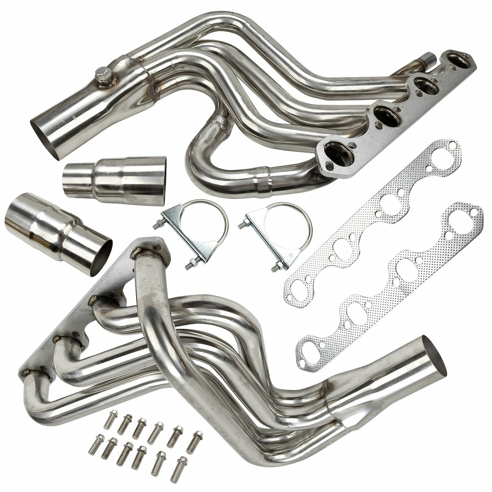 FitS Ford F150 F250 Bronco 5.8L V8 Stainless Steel Manifold Exhaust Header 87-96