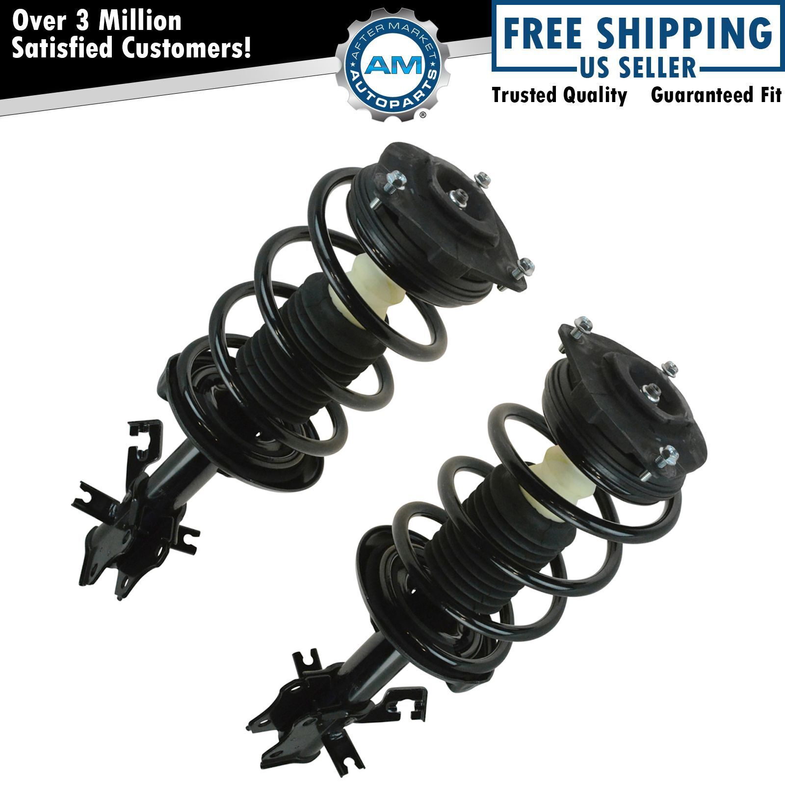 Front Complete Strut Assembly Pair Set of 2 For 2007-2012 Nissan Sentra