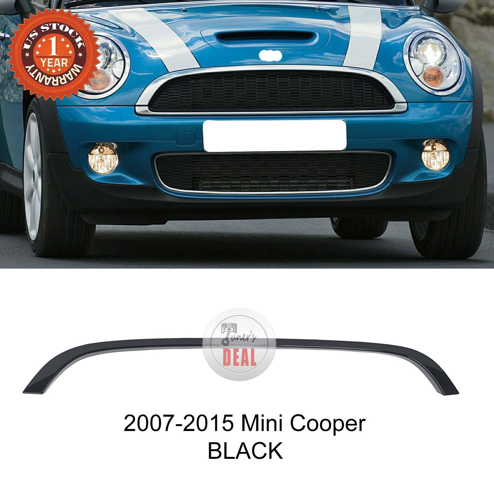 Grille Hood Molding Trim Moulding Black For Mini Cooper 2007-2015 OE51132751040
