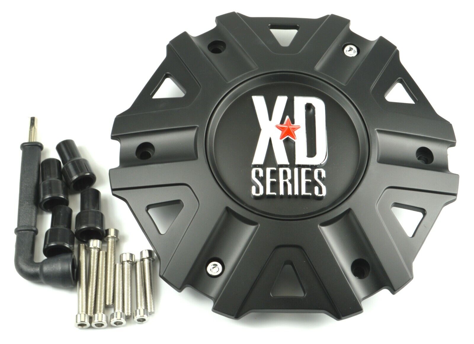 NEW KMC XD Series XD822 Monster II Wheel Center Cap Satin / Matte Black M-959SB