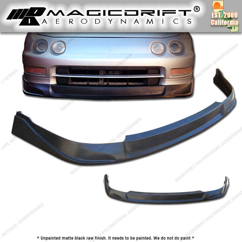 For 94-97 Acura Integra JDM Poly Urethane Add-on Front Lip Type Concept TC VIP