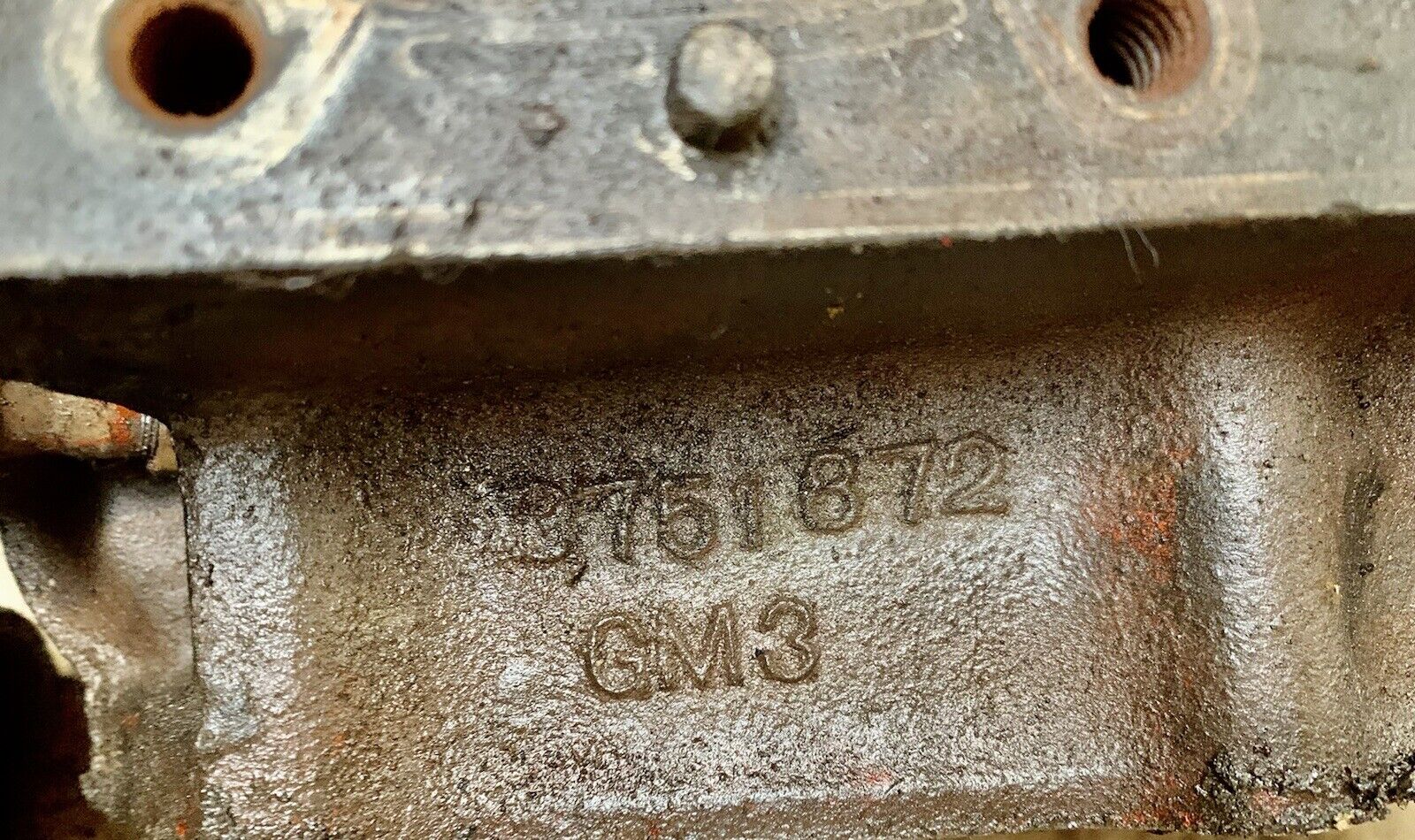 Chevrolet Chevy 348 Short Engine Block Casting 3751872 1958 (without heads) CORE