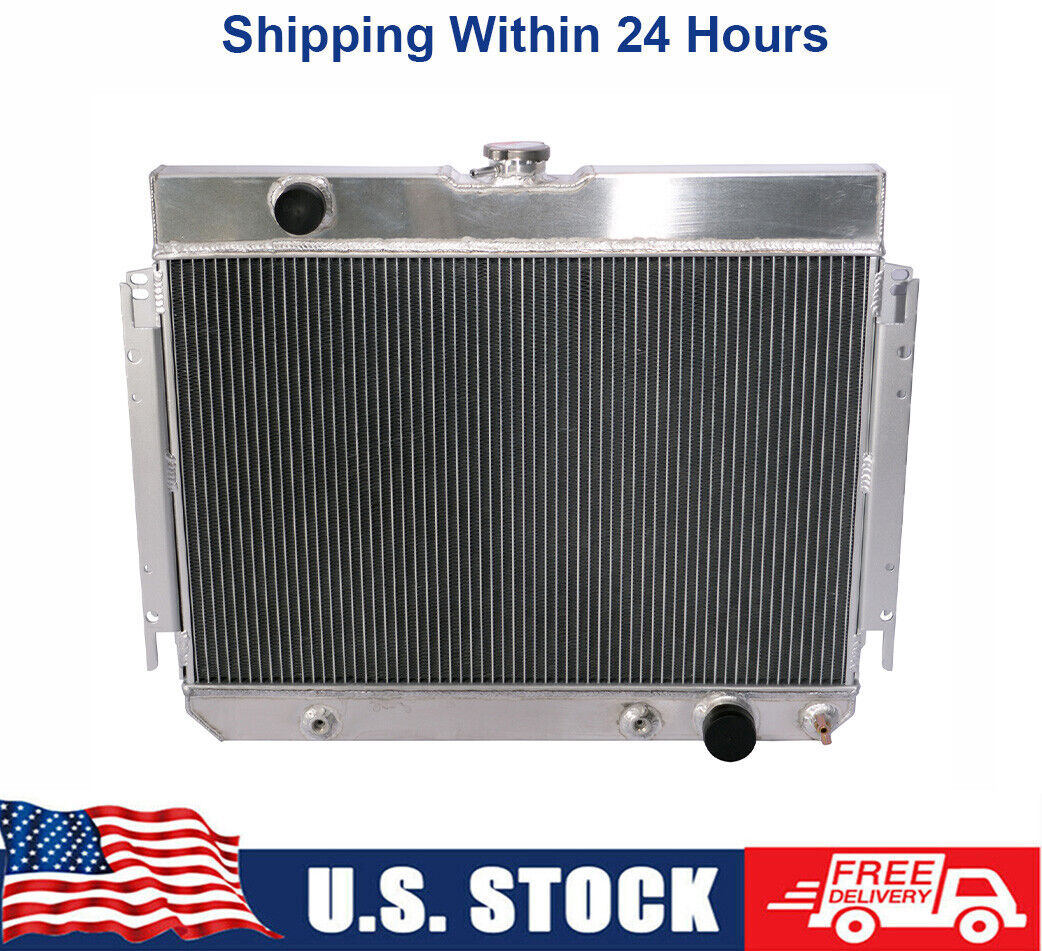 3ROWS Radiator For 1963-1968 Chevrolet Impala/Bel Air/Caprice/Biscayne 3.8L (AT)