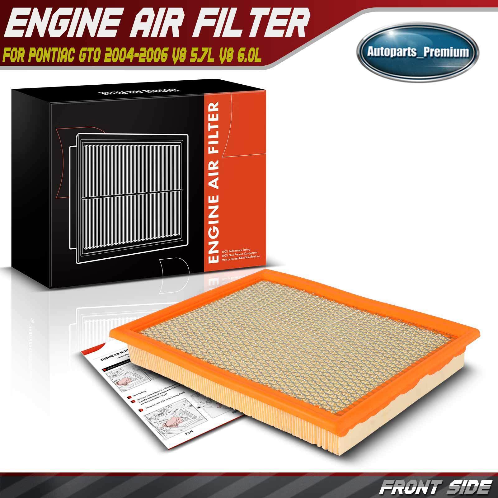 New Engine Air Filter for Pontiac GTO 2004 2005-2006 V8 5.7L V8 6.0L 92068161