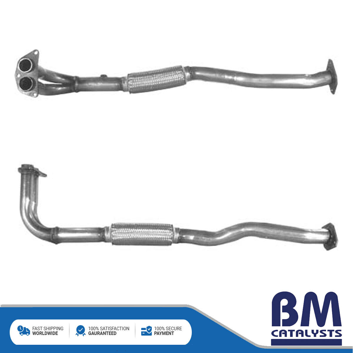 Fits Nissan Primera 1990-1994 2.0 Exhaust Pipe Euro 2 Front BM 4469072