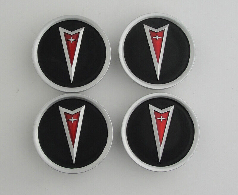 04-06 Pontiac GTO Wheel Center Cap Emblem Reproduction Stock Caps Inserts Kit