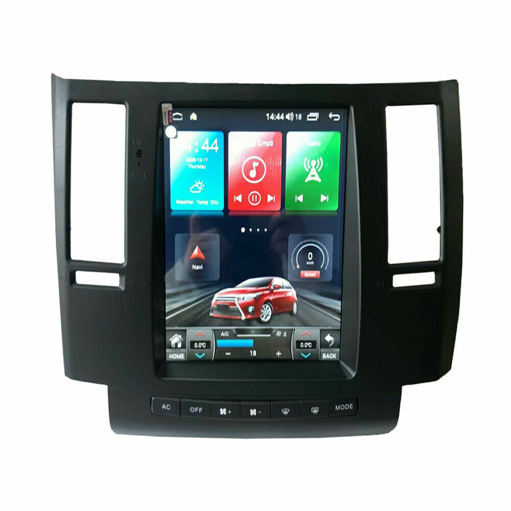 Android Tesla Style Vertical Screen GPS Radio For Infiniti FX35 FX45 2003-2007