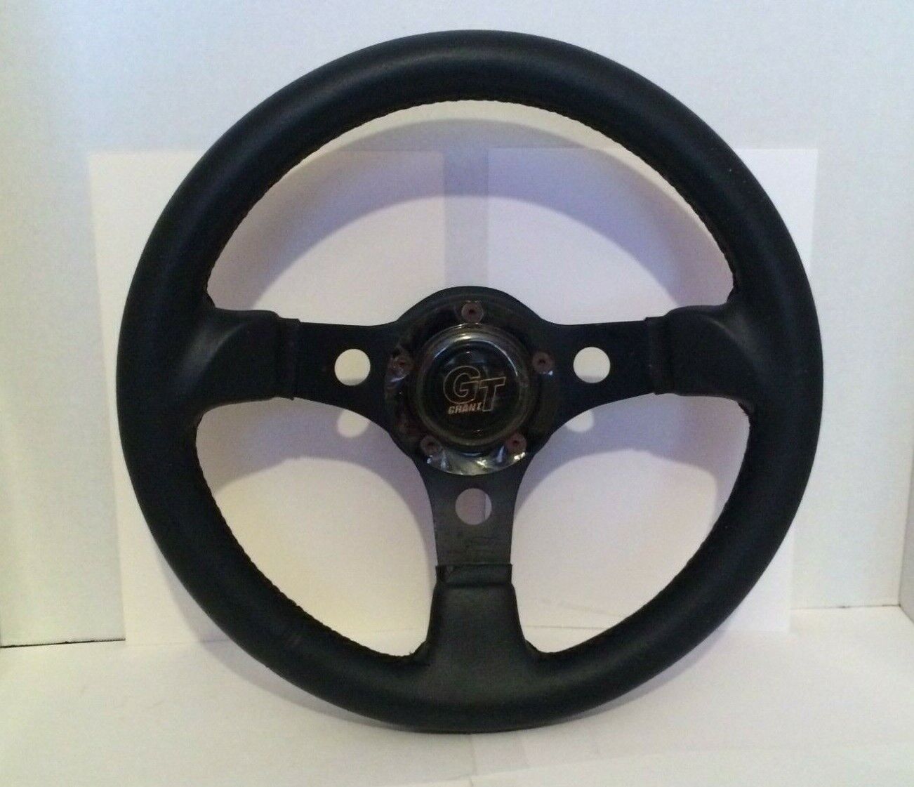 Grant GT Rally Formula Steering Wheel 3 Spokes 12 1/2 Inches VG +