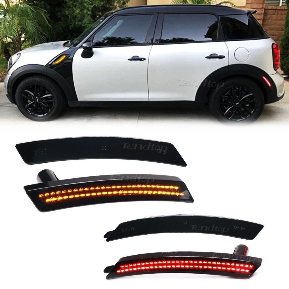 Smoked For MINI Cooper R55 R56 R57 R58 R60 R61 LED Front Rear Side Marker Light