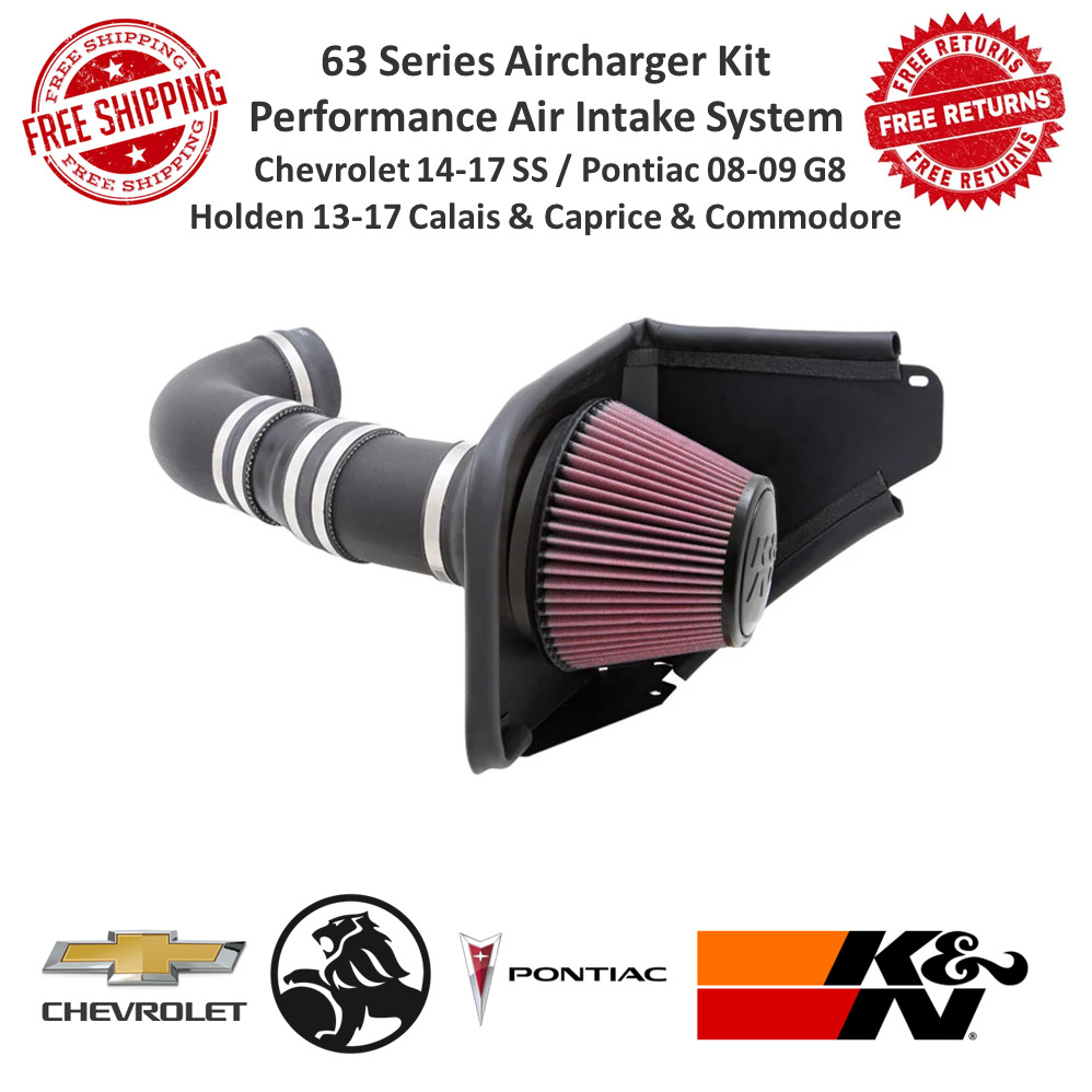 K&N Aircharger Performance Air Intake Kit For Chevy SS Pontiac G8 Holden Calais