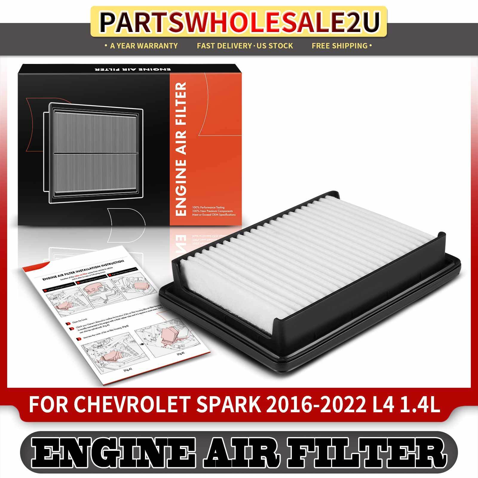 New Engine Air Filter for Chevrolet Spark 2016-2022 L4 1.4L Rigid Panel 95238310