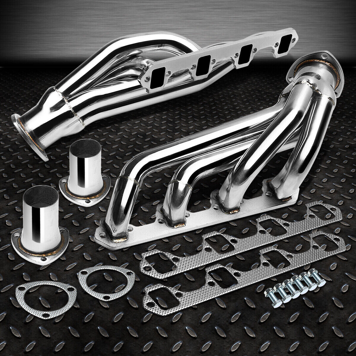 Stainless Tubular Manifold Header Exhaust For 63-77 Ford Mustang/Cougar V8 5.0