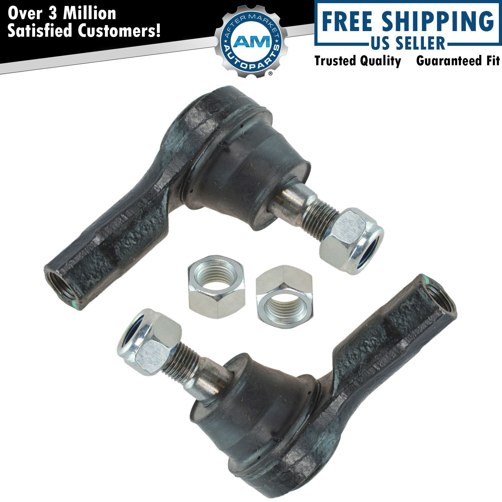 Front Outer Steering Tie Rods Ends LH & RH Side Kit Pair Set of 2 for Aspire Rio