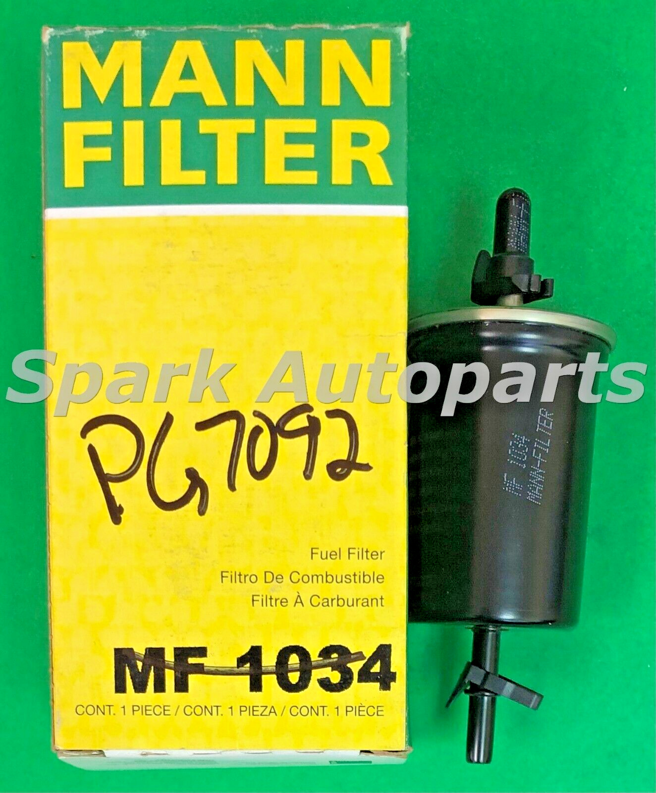Fuel Filter MANN MF 1034 For FORD Escort, Cougar, Thunderbird, MERCURY Tracer
