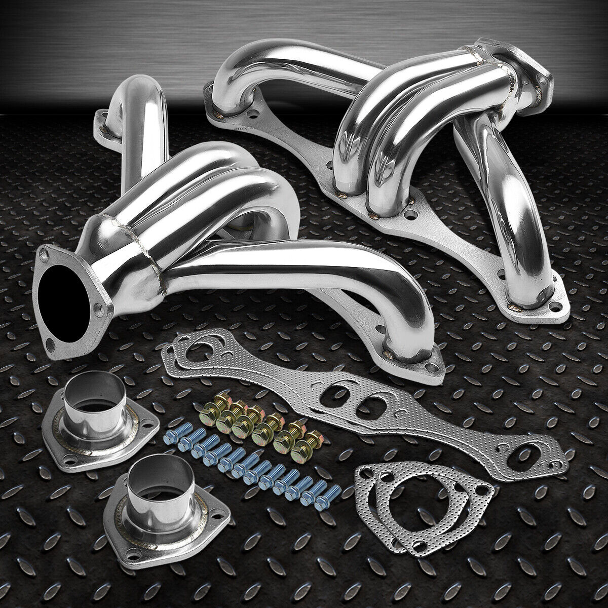 FOR CHEVY SMALL BLOCK SBC Gen 1/2 V8 STAINLESS STEEL EXHAUST HEADER MANIFOLD