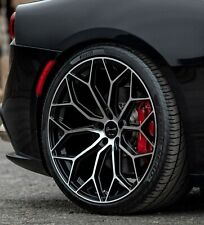 22'' Monte Carlo Black Machine fit S550 Bentley S63 Tires GLC BMW X5 750LI Rims picture