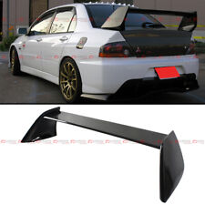 For 2002-07 Mitsubishi Lancer Evo 7 8 9 JDM Glossy Black Rear Trunk Spoiler Wing picture