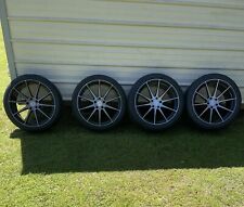 20” Vertini RFS1.3 Wheels And Tires Package 5x114.3 Rims Fit Mustang (Like New) picture