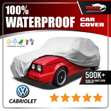 VOLKSWAGEN CABRIOLET 1985-1993 CAR COVER - 100% Waterproof 100% Breathable picture