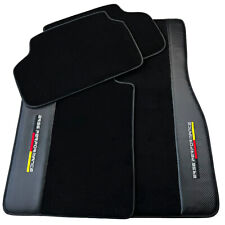 Black Floor Mats for BMW 1 Series M Coupe (2011) with Carbon | ER56 Performance picture