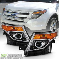 2011 2012 2013 2014 2015 Ford Explorer Halogen Headlights Headlamps Left+Right picture