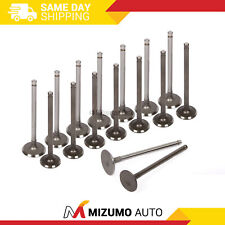 Intake Exhaust Valves Fit 98-02 Daewoo Lanos 1.6L DOHC 16V A16 picture