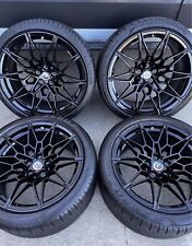 OEM BMW M3 M4 826M Gloss Black G80 Competition Wheels Rims Tires TPMS OEM picture