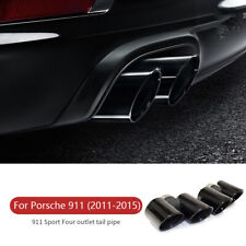 For Porsche 991 911 2011-2022 Car Exhaust Dual End Tip Tail Pipe Muffler Tip picture