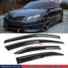 For 2007-2011 Toyota Camry JDM Wavy Mugen Style Window Visors Rain Guards picture