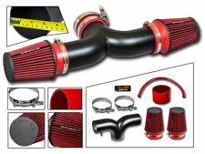 Short Ram Air Intake Kit MATT BLACK + RED for 01-04 Corvette C5 5.7 V8 Dual Twin picture