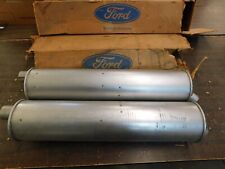 NOS OEM Ford 1960 1964 Galaxie 500 Mufflers Pair 1961 1962 1963 XL LTD Exhaust picture