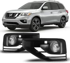 For 2017 2018 2019 2020 Nissan Pathfinder Pair Fog Lights Bumper Lamps w/Wiring picture