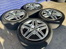 21” inch Mercedes GLS OEM Factory Wheels Grey Machine GL550 with Tires GL 450 picture
