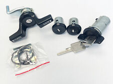 83-92 Chevy GMC S10 Blazer Jimmy Ignition Doors & Tailgate Lock Set BLACK picture