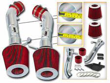 Heat Shield Red Cold Air Intake Induction + Filter For 09-15 370Z 3.7L V6 picture