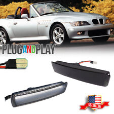 Smoked White LED Front Side Marker Lights For 1996-2002 BMW Z3 M Coupe Roadster picture